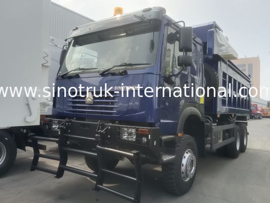 SINOTRUK HOWO Ghost Face Tipper Dump Truck LHD 6×4 371HP 20CBM El vehículo fue destruido por el fuego.