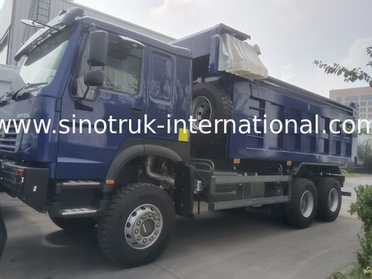 SINOTRUK HOWO Ghost Face Tipper Dump Truck LHD 6×4 371HP 20CBM El vehículo fue destruido por el fuego.