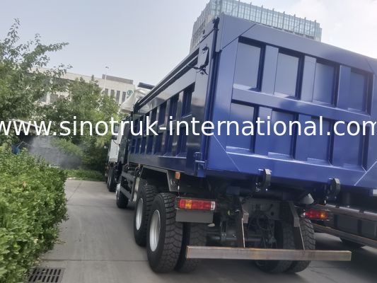 SINOTRUK HOWO Ghost Face Tipper Dump Truck LHD 6×4 371HP 20CBM El vehículo fue destruido por el fuego.