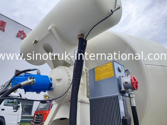 White HOWO 8*4 Concrete Mixer: 371 Horsepower & Super-Large Loading Capacity