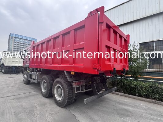 SINOTRUK HOWO TX Model 400HP LHD Tipper Dump Truck 6X4 With Warning lights