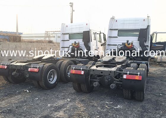 ZZ427V344JB1R Camión tractor con motor de 371 CV, rueda motriz 6x4 y cabina H77L con aire acondicionado para transporte de carga pesada