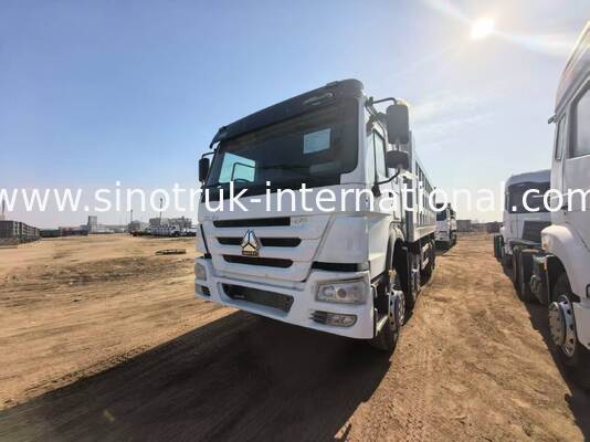 375 caballos de fuerza camión de descarga con tirador con capacidad de carga de 40-50 toneladas y longitud de la caja de carga de 7300 mm