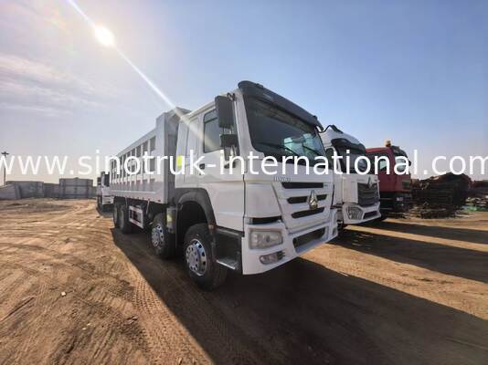 375 caballos de fuerza camión de descarga con tirador con capacidad de carga de 40-50 toneladas y longitud de la caja de carga de 7300 mm