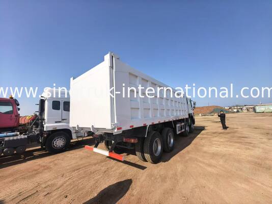 375 caballos de fuerza camión de descarga con tirador con capacidad de carga de 40-50 toneladas y longitud de la caja de carga de 7300 mm