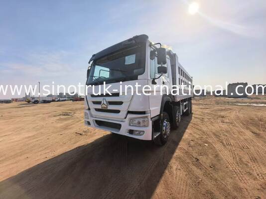 Camión de carga pesada con capacidad de carga de 40-50 toneladas, motor diesel de 375 caballos de fuerza y longitud de la caja de carga de 7300 mm