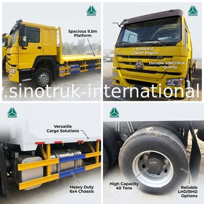 Camión del cargo de HOWO ZZ1257N5847W 6X4 WD615.69