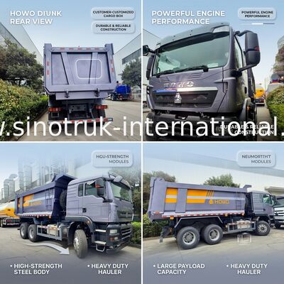 SINOTRUK camión de carga pesada TX con motor de 380 CV, capacidad de carga de 30-40 toneladas y tipo de elevación media