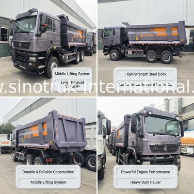 SINOTRUK camión de carga pesada TX con motor de 380 CV, capacidad de carga de 30-40 toneladas y tipo de elevación media