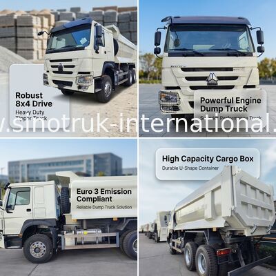 Camión volquete SITRAK de 10 ruedas con emisión Euro 3 y motor de 430 HP