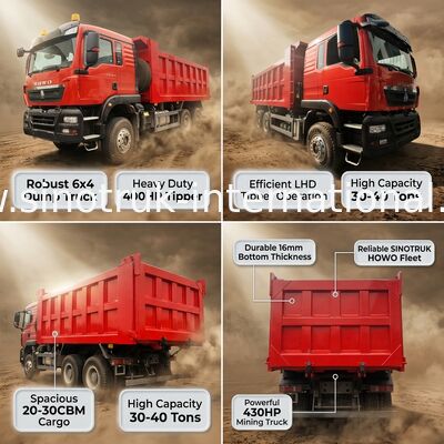 Volquete HOWO ZZ3257V384GB1 400HP 6x4 LHD