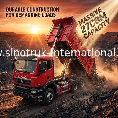 SINOTRUK 6*4 Camión con remachador para el transporte de emisiones Euro 2 y de vehículos pesados