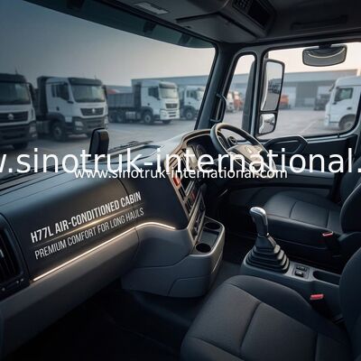 ZZ427V344JB1R Camión tractor con motor de 371 CV, rueda motriz 6x4 y cabina H77L con aire acondicionado para transporte de carga pesada