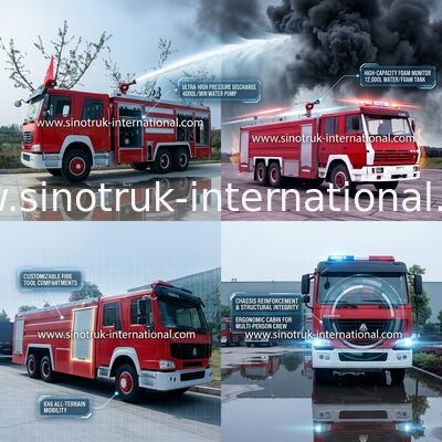 Vehículos del coche de bomberos de la emergencia de la estructura compacta/camiones del bombero