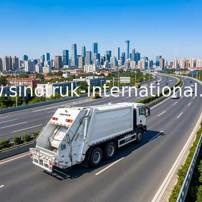 Sinotruk HOWO-TX 371HP 6X4 Conducción camión de basura comprimido con capacidad de 20CBM para la gestión eficiente de residuos