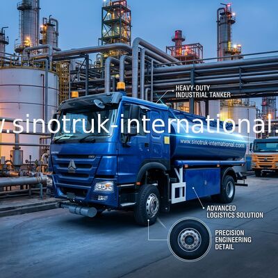 Camión cisterna de petróleo de 300 HP con capacidad de 10CBM y chasis SINOTRUK para transporte eficiente de petróleo