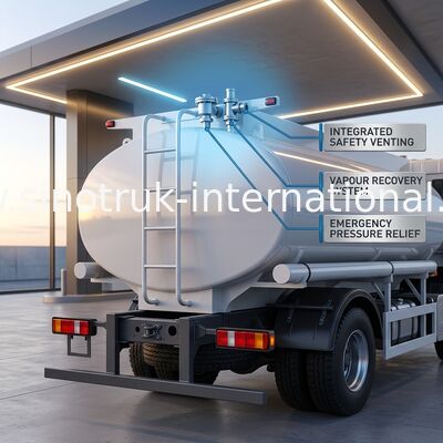 HOWO 25CBM 6*4 Camión tanque de petróleo 380HP Potente potencia de caballos Blanco