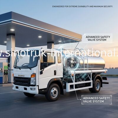 SINOTRUK HOWO 4X2 Camión de transporte de tanques de petróleo SINOTRUK HOWO 5-6CBM