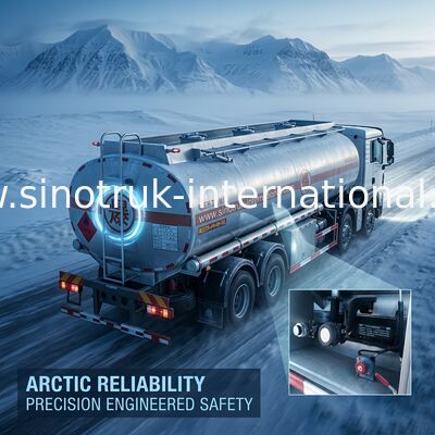 Camión del tanque estable de aceite SINOTRUK HOWO 30 - 40 CBM para el transporte 8X4 RHD del aceite
