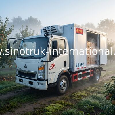 Euro 2 camión refrigerado 5 toneladas para las comidas congeladas que transportan grado de XL-300 -18