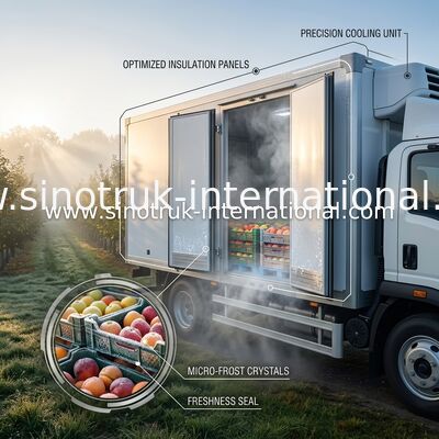 SINOTRUK aisló los paneles refrigerados -18℃ del camión CKD para el camión del refrigerador