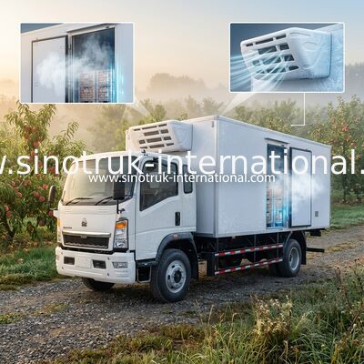 10 verduras/frutas que llevan de Ton Refrigerated Truck 140HP RHD