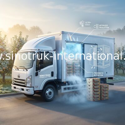SINOTRUK aisló los paneles de la CKD para hacer el cuerpo refrigerado del cargo del camión de reparto