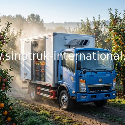 La estabilidad da alta temperatura 20CBM refrigeró las comidas congeladas de Van Truck For