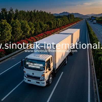 SINOTRUK HOWO 4×2 Camión Refrigerado 5-10 Toneladas 140HP RHD