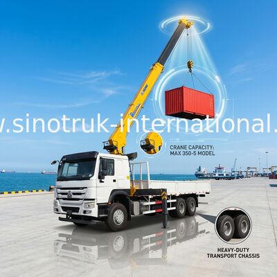 Equipo de grúas montadas en camión 12 toneladas XCMG para levantar 6X4 LHD 400HP