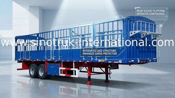 De Dropside del camión toneladas comerciales del camión del remolque semi y del remolque 3X16
