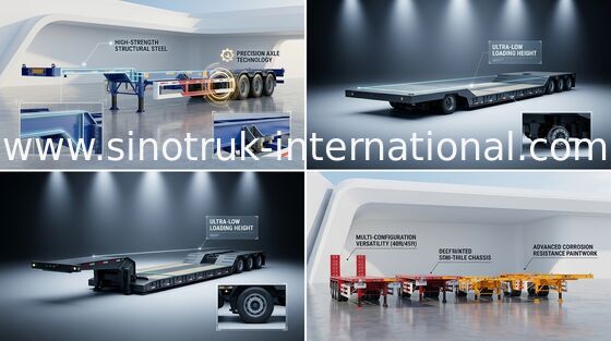 De SIONTRUK del transporte semi del remolque camión INTERNACIONAL del tractor semi