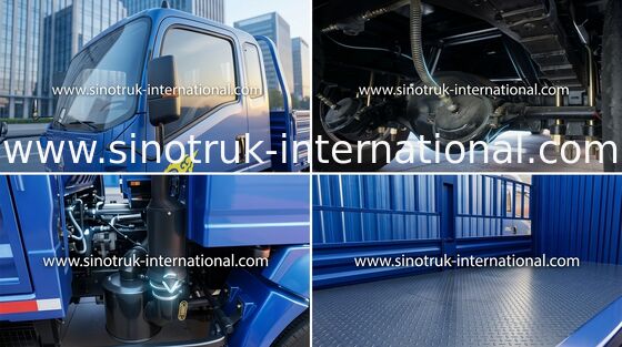 International profesional ahorro de la energía del vehículo de poca potencia del camión de 5 toneladas