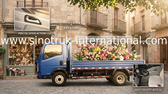 4 toneladas de caja de poca potencia de HOWO SINOTRUK acarrean ZZ1047C3414C1R45