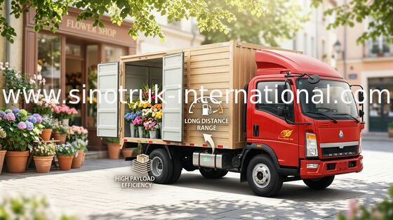 Eficacia alta de los camiones de poca potencia internacionales de HOWO 12 toneladas de camión del cargo
