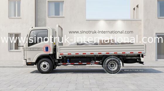 Camiones de poca potencia SINOTRUK HOWO de LHD 5 toneladas para la logística ZZ1047D3815C145