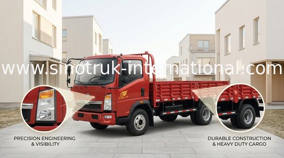 La caja de poca potencia ahorro de energía de HOWO acarrea SINOTRUK HOWO LHD 116HP ZZ1127D3615C1