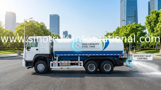 SINOTRUK HOWO Camión de tanque de agua con rociador 10-25CBM 6 X 4 Euro 2 400 CV
