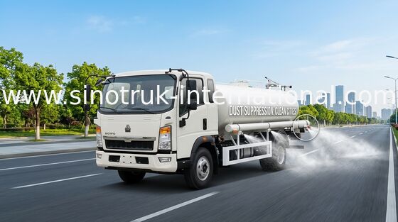Euro IV ZZ1107G381CD1 del camión del tanque de agua de HOWO SINOTRUK