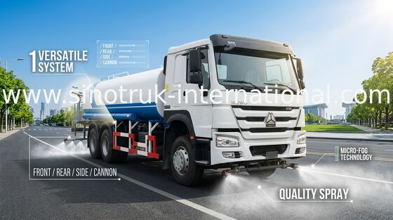 Riegue la aspersión del camión del tanque SINOTRUK HOWO LHD 6X4 18CBM para la rociadura del pesticida