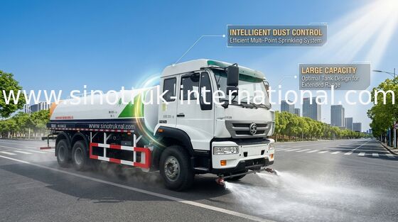 Camión de la regadera del agua de SINOTRUK 20CBM con el tratamiento anticorrosión interno