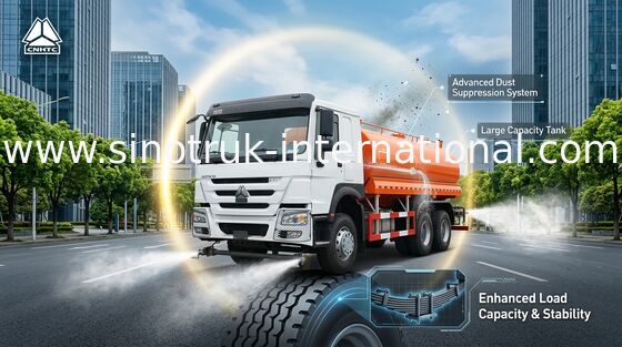 Sinotruk Howo Lhd 6x4 que asperja el camión 371hp