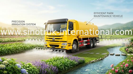 El camión del tanque anticorrosión interno de agua, transporte del agua acarrea 21-25CBM