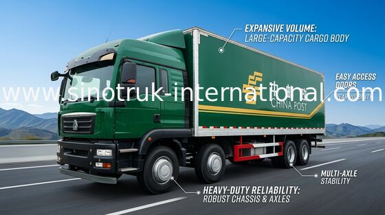SINOTRUK HOWO Cargo Van toneladas de euro de 6x2 de Truck 30 - 40 2 336HP para la industria de la logística