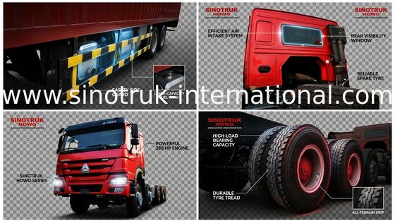 Vehículos comerciales del cargo profesional con el sistema de frenos independiente cuatro
