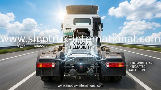 Camión del tractor de la tonelada SINOTRUK de la cabina HW76 60 del euro 2