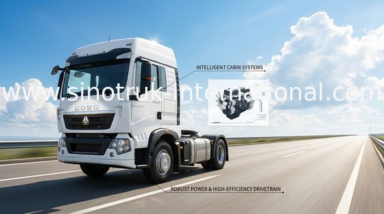 Euro del camión LHD 6X4 del tractor del motor del HOMBRE de SINOTRUK HOWO T5G 4 336 HP ZZ4257N324GD1
