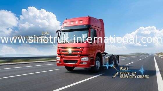 Camión SINOTRUK HOWO LHD 6X4 Euro2 380HP ZZ4257S3241W del tractor