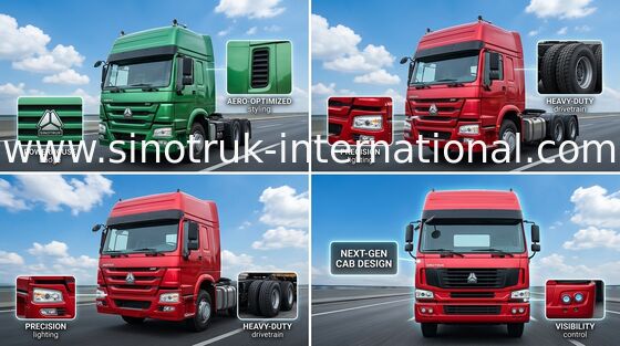 Camión LHD 6X4 Euro2 371HP ZZ4257S3241V del tractor de SINOTRUK HOWO