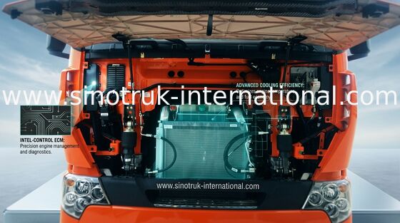 El camión internacional del tractor del motor diesel de Sinotruk va al emplazamiento de la obra